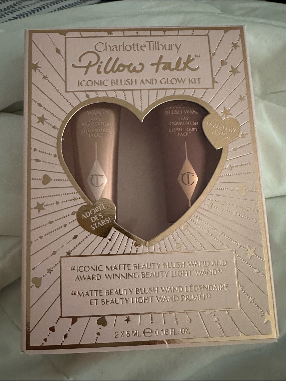 Charlotte Tilbury Pillow Talk Iconic Blush and Glow Kit - Rose Gold Pink